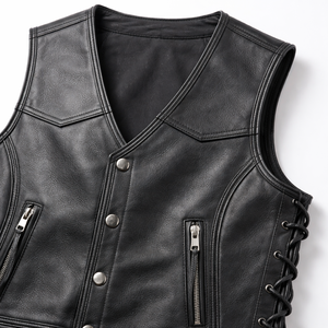 Chaqueta de Motocicleta de Cuero OEM para Hombre - Chaqueta de Moto de Invierno Transpirable y Ecológica con Logotipo Personalizado en la Parte Delantera - Pedidos al Por Mayor - Product Image 4