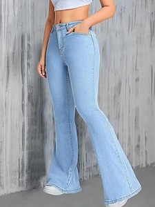 Regular Fit <b>Boot</b> Cut Jeans Relaxed Taper Extreme Taper Loose Taper Stacked Stacking Denim Puddle Horseshoe Mid Waist Vintage - Product Image 5