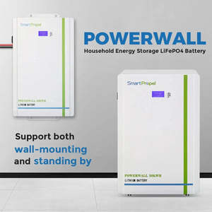 48V 200AH <b>Wall</b>-Mounted White Solar Household Energy Storage Battery 5kW 15KWH AC Output with Lithium Ion Technology - Product Image 5