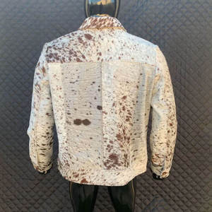 Men's Stylish Cowhide <b>Leather</b> <b>Jacket</b> for Winter Riding Unique <b>Real</b> Cow Skin Zipper Closure Reversible Feature for Outdoor - Product Image 3