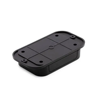 Boîtier électronique personnalisé en ABS avec bride, boîtier de jonction étanche IP54 AK-W-66 124x67x34mm
