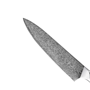 Cuchillo de Chef Profesional Forjado a Mano, Ecológico, Ambidiestro, de Damasco, con Mango Ergonómico de Madera, Apto para Lavavajillas, Se Acepta OEM/ODM - Product Image 3