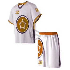 High Quality Men Lacrosse Uniforms <b>Plus</b> <b>Size</b> Short Sleeve Cool Breathable Reversible Jersey Wholesale Custom Sublimated - Product Image 3