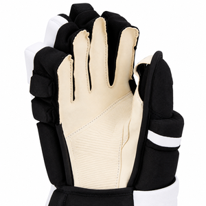 Guantes de Hockey sobre Hielo IBERIA Premium Negro Blanco |   Guantes de Hockey |   OEM Personalizado al por Mayor - Product Image 5