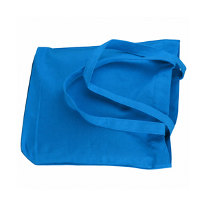 Sac fourre-tout en coton 100% réutilisable, design simple, léger et réutilisable, couleur unie, style épuré - Product Image 3
