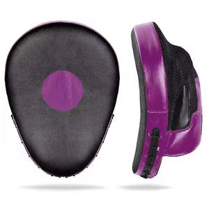 Guantes de boxeo de entrenamiento de cuero de vaca de alta calidad de fábrica OEM, gran oferta, almohadillas para objetivos, guantes de artes marciales y boxeo - Product Image 2