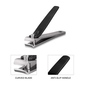 Coupe-ongles en acier inoxydable de haute qualité, petite taille, outil de beauté pour manucure et pédicure, logo personnalisable, usage personnel - Product Image 2