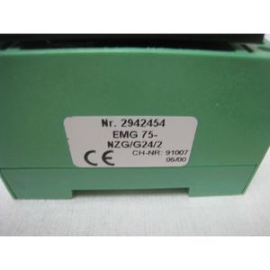 Phoenix Contact EMG 75NZG/G24/2 Montaje en riel DIN - Equipo y piezas de semiconductores de confianza de Global Legacy - Product Image 3