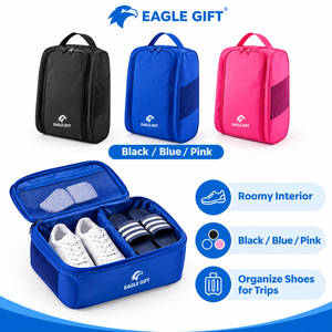 Sac de voyage personnalisé pour chaussures de golf, imperméable en nylon respirant, pochettes de rangement pour baskets et bottes de sport pour hommes et femmes - Product Image 2