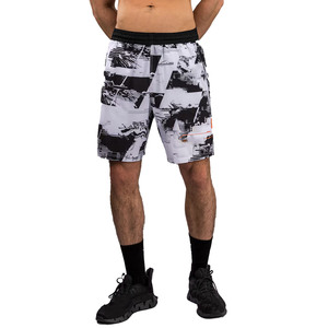 Shorts d'entraînement de boxe personnalisables pour hommes en polyester/coton, durables, extensibles, séchage rapide, respirants, légers et anti-rétrécissement - Product Image 1