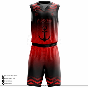 Breathable Sublimated Basketball Jersey Custom Team Number 100% Polyester Quick Dry Plus Size Summer Sports Uniform For Teams - Product Image 5