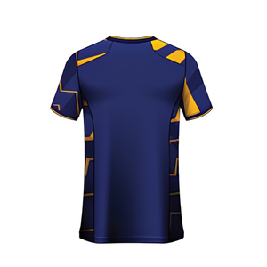 Ensemble de chemises à imprimé géométrique pour hommes, t-shirt de sport à manches courtes, vêtements d'équipe, nom et numéro personnalisés, vêtements d'entraînement de basket-ball - Product Image 3