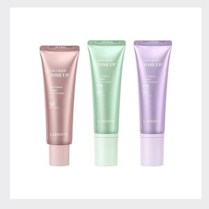 Base de maquillage coréenne K-Beauty Rabiotte Skin Enhancer Collagen Tone-Up Cream Rose Vert Violet Fabriqué en Corée - Product Image 5