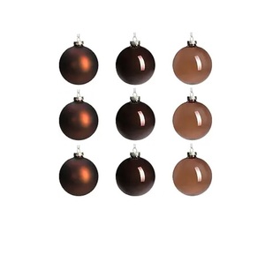 Juego de Adornos Navideños Plateados para Árbol de Navidad, Bolas Transparentes Decorativas Colgantes con Delicadas Decoraciones Rellenas - Product Image 2