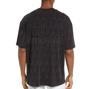 Camiseta Extra Grande para Hombre, Estilo Holgado, Look Urbano Contemporáneo, Material de Primera Calidad, Cómoda - Product Image 2