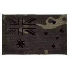 Patch en tissu réfléchissant noir de qualité supérieure, découpé au laser, motif drapeau IR, avec bordure découpée à chaud ou au laser, pour vêtements et chapeaux 2026 - Product Image 3