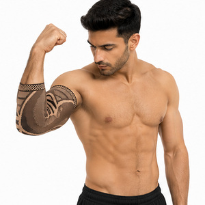 Manchons de protection en caoutchouc personnalisables avec logo, légers, respirants, pour le soutien des coudes, pour hommes, sport, fitness, gym, entraînement - Product Image 5