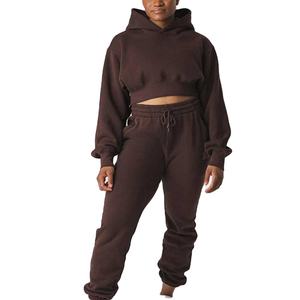 Sudaderas con Capucha Personalizadas al por Mayor, Ropa Deportiva Informal de Manga Larga para Mujer, Conjuntos Deportivos de Longitud Completa, 100% Algodón - Product Image 6