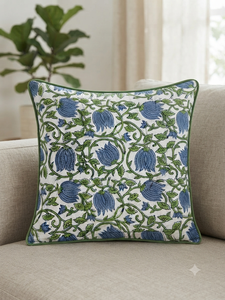 Fashion Cotton Piping Handcrafted Anti-Bacterial Premium Decorative <b>Throw</b> <b>Pillow</b> Cover Removable Washable Zipper Closure for - Product Image 3