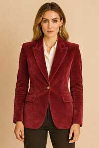 Blazer de terciopelo victoriano para mujer, chaqueta de moda Regency de corte ajustado estilo Steampunk vintage - Product Image 2