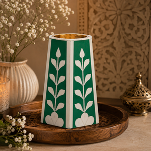 Quemador de incienso de lujo con incrustaciones de hueso |   Quemador de Incienso Árabe Hecho a Mano, Decorativo para el Hogar, Regalo para Ramadán, Quemador de Fragancias Premium - Product Image 3