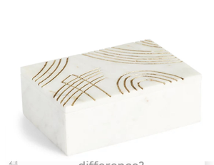 Boîte à bijoux artisanale en résine gris et noir, boîte cadeau pour rangement, idéale pour cadeau d'entreprise, présentation à domicile, voiture, ou pour femme - Product Image 3