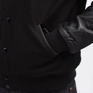 Blouson universitaire confortable et personnalisé pour homme, grande taille, en laine de haute qualité, col montant, écologique, séchage rapide, hiver 2025 - Product Image 6