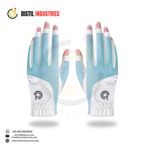 Durable Cabretta Leather Custom Printing Soft Sheepskin Golf Gloves with Breathable Palm Protection - Product Image 6