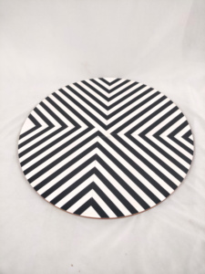 High Quality Modern Handmade Wood Round Custom Size Durable Eco-Friendly Serving Coasters Mother Pearl Inlay Crafting Crafts - Product Image 6