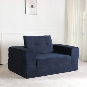 Divano Letto Moderno Comprimibile per Cani e Adulti in Tessuto Corduroy per Soggiorno e Camera da Letto - Nessun Montaggio Richiesto - Product Image 3