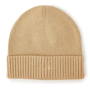 Gorros de Punto Personalizados de Alta Calidad al por Mayor, Gorros de Invierno Cálidos y Suaves de Algodón de Color Puro para Hombre, Gorro de Punto Transpirable con Logotipo - Product Image 5
