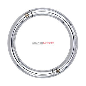 ห่วงจมูกวัวเหล็กกล้าคาร์บอน แข็งแรงทนทาน ใช้งานหนัก สำหรับจัดการปศุสัตว์ ใส่ได้ง่าย ล็อคแน่นหนา อุปกรณ์เสริมที่แข็งแรง - Product Image 1