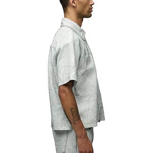 Chemises en cuir élégantes pour hommes, douces et confortables, parfaites pour le quotidien, les sorties en soirée et les looks décontractés. - Product Image 2