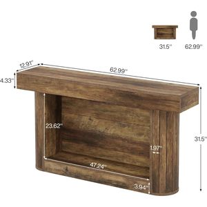 Consolle in Legno per Ingresso o Divano, Pezzo d'Arredo Versatile - Product Image 5