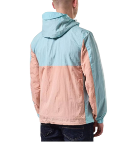 Custom Design Wholesale Nylon Crinkled Windbreaker <b>Jackets</b> For Men Breathable Outdoor 100% Polyester Nylon Hooded Anorak <b>Jacket</b> - Product Image 2