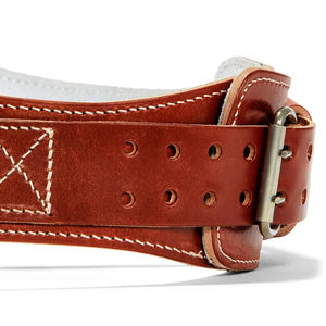 Ceinture de musculation en cuir de qualité supérieure avec boucle à levier, logo personnalisé, soutien dorsal, réglable, unisexe, vente en gros - Product Image 6
