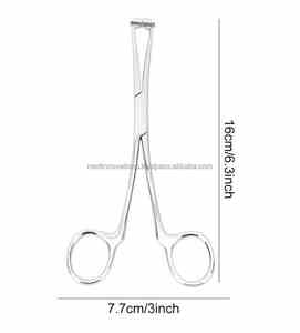 คีมสเตนเลสขนาด5นิ้วเครื่องมือผ่าตัดใหม่สำหรับหนังศีรษะมาร์เทลมาร์เทลเครื่องมือใช้ในการผ่าตัดขนาด1/4นิ้วแบบแมนนวล - Product Image 1