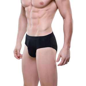 Calzoncillos bóxer de algodón de moda para hombre, ropa interior masculina personalizada, calzoncillos de cintura baja, bóxer de malla transpirable para hombre - Product Image 5