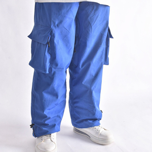 Pantalon de ski en polyester bleu avec cordon de serrage, imperméable, imprimé, style cargo, pour activités de plein air - Product Image 6