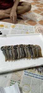 หวีฮอร์นธรรมชาติงานทำมือสำหรับจัดแต่งทรงผมทำจากหวีเขาควายแท้ของขวัญคริสต์มาสที่ดีที่สุด - Product Image 4