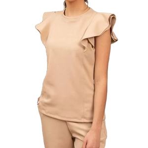 Alta calidad logotipo personalizado enfermería Scrubs Hospital Scrubs antiarrugas transpirable mujeres médico Scrubs Joggers - Product Image 5