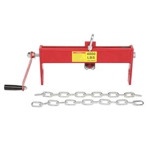 2 Ton/4000lbs Heavy Duty Steel Electric Hoist Engine Load Leveler with 2 Chains Cherry Picker for Shop Crane - Product Image 4