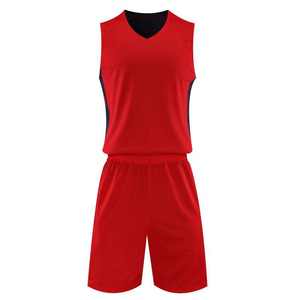Tenue de basketball personnalisée à séchage rapide et respirante, ensembles grande taille, vêtements de sport imprimés, nom et numéro d'équipe, 100 % polyester - Product Image 2