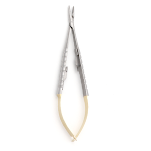 Portaagujas Castroviejo Recto Redondo TC 1.2mm 14cm de Acero Inoxidable, Instrumento Microquirúrgico de Precisión - Product Image 3