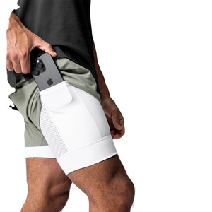 Hommes Cool Dry ceinture élastique poches décontracté Fitness Shorts de sport respirant confortable été Shorts de course pour hommes - Product Image 3