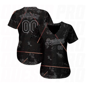 เสื้อเบสบอลแท้ลายพิมพ์ 3 มิติสีดำเทาแบบกำหนดเองสำหรับบิลเลียดสนุกเกอร์ 8 บอล - Product Image 2