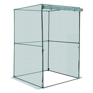 Gabbia per colture alta 3,9 x 3,9 x 5,9 piedi resistente al vento con porta con cerniera, facile da installare, tenda di protezione per piante da giardino esterno con rete - Product Image 3