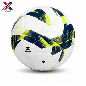ลูกฟุตบอลเคลือบลามิเนตคุณภาพส่งออก เป็นมิตรกับสิ่งแวดล้อม ผลิตจากวัสดุ PU PVC TPU สำหรับผู้ใหญ่ทุกเพศ เหมาะสำหรับการฝึกซ้อมกีฬาเป็นทีม พร้อมบริการสกรีนโลโก้ตามสั่ง - Product Image 5