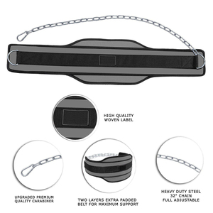 Weight Lifting Belt Gym Training <b>Back</b> <b>Support</b> Neoprene Lumber Pain Fitness Unique Simple Design Dipping Neoprene Belt - Product Image 4