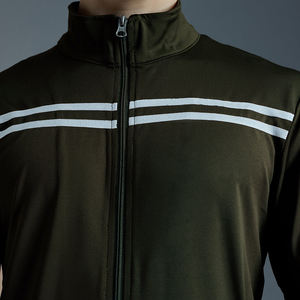 Survêtement personnalisé à faible MOQ avec logo, créez votre propre ensemble de sport pour homme, 100% polyester, ensembles de jogging pour homme, veste et pantalon de survêtement pour homme - Product Image 6